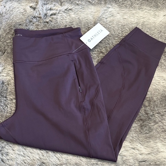Athleta || Purple Active Leggings (XL) - Picture 5 of 5